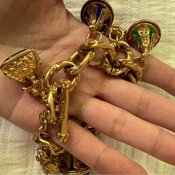 Chanel Gripoix Stamp Bracelet - Picture 11 of 11